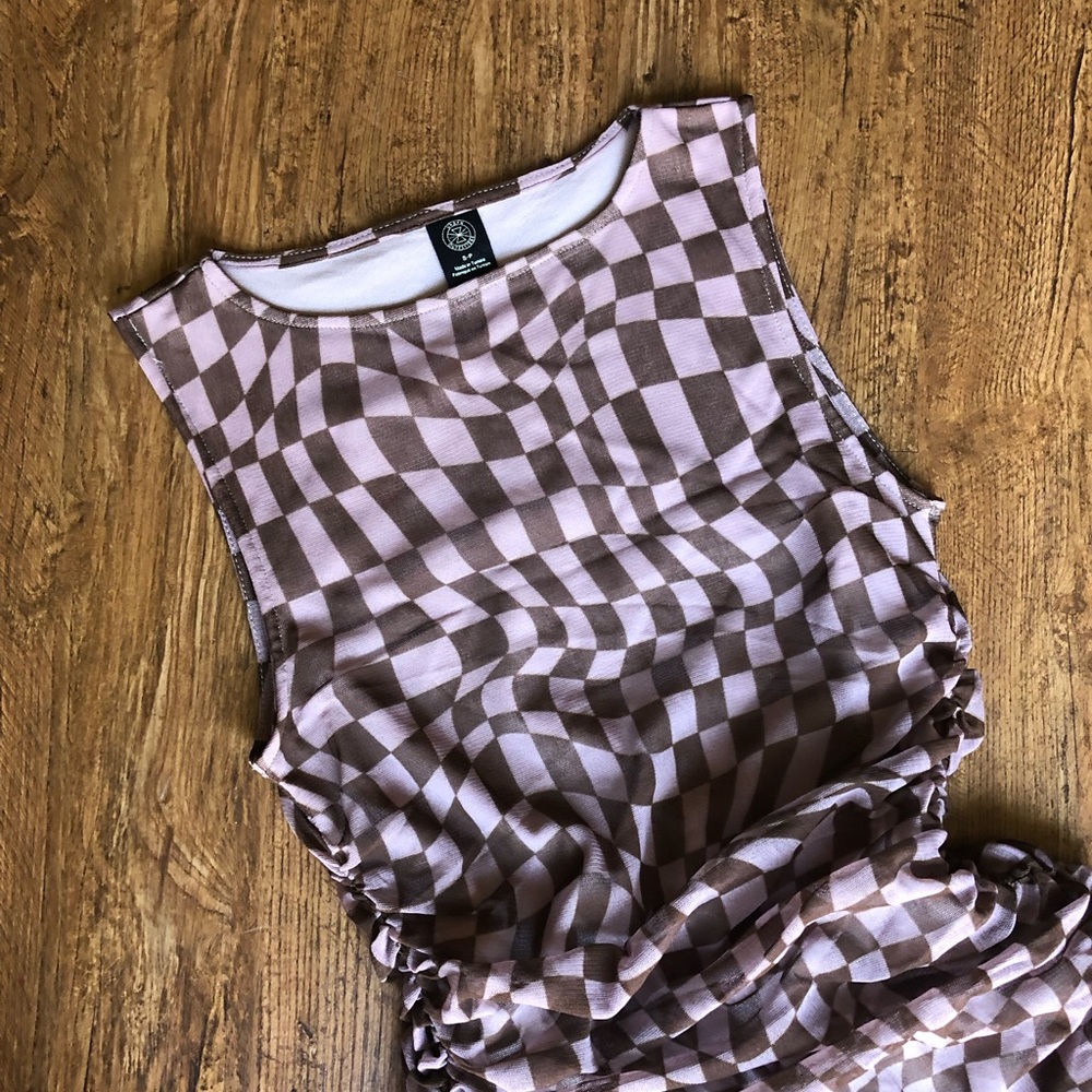 Urban Outfitters Checkered Mini Dress